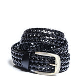 Stylish Braided Men's Leather Belt-Brown Color
